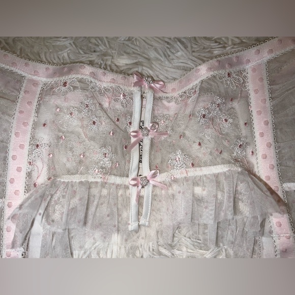 Two Piece For Love and Lemons Evie Longline Bra and Garter - Picture 7 of 13